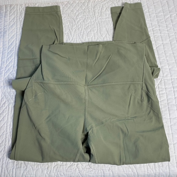 lululemon athletica Tops - Lululemon 2pc olive army green leggings and long sleeve top